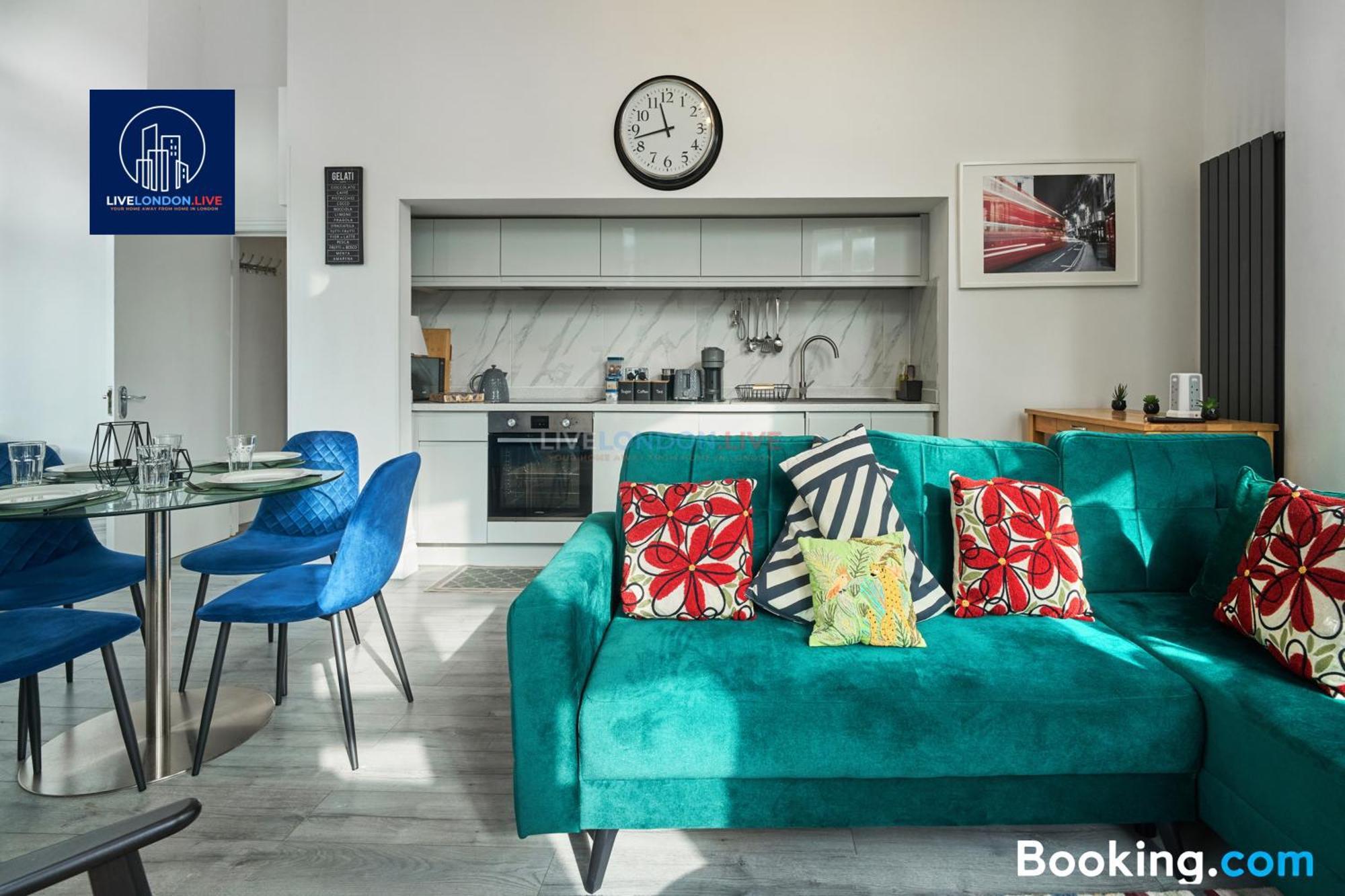Last-Minute Specials L Sleeps Up To 4 Guests L One-Bedroom Apartment With King Bed And High Ceilings Near Camden By Live London Short Lets & Serviced Accommodation Екстериор снимка